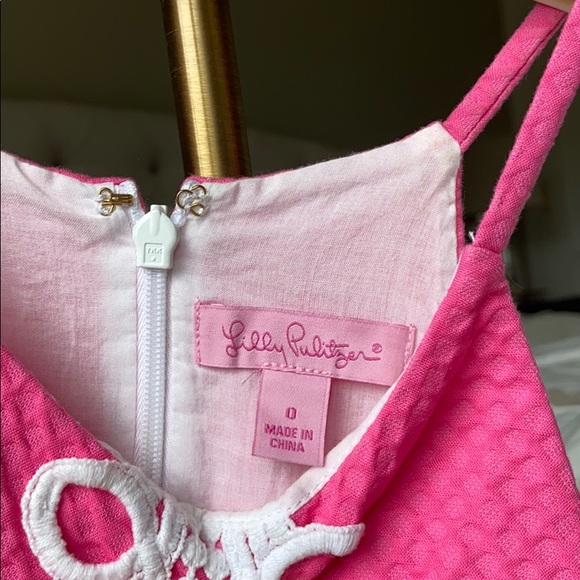 Lilly Pulitzer pink textured top - Picture 6 of 6